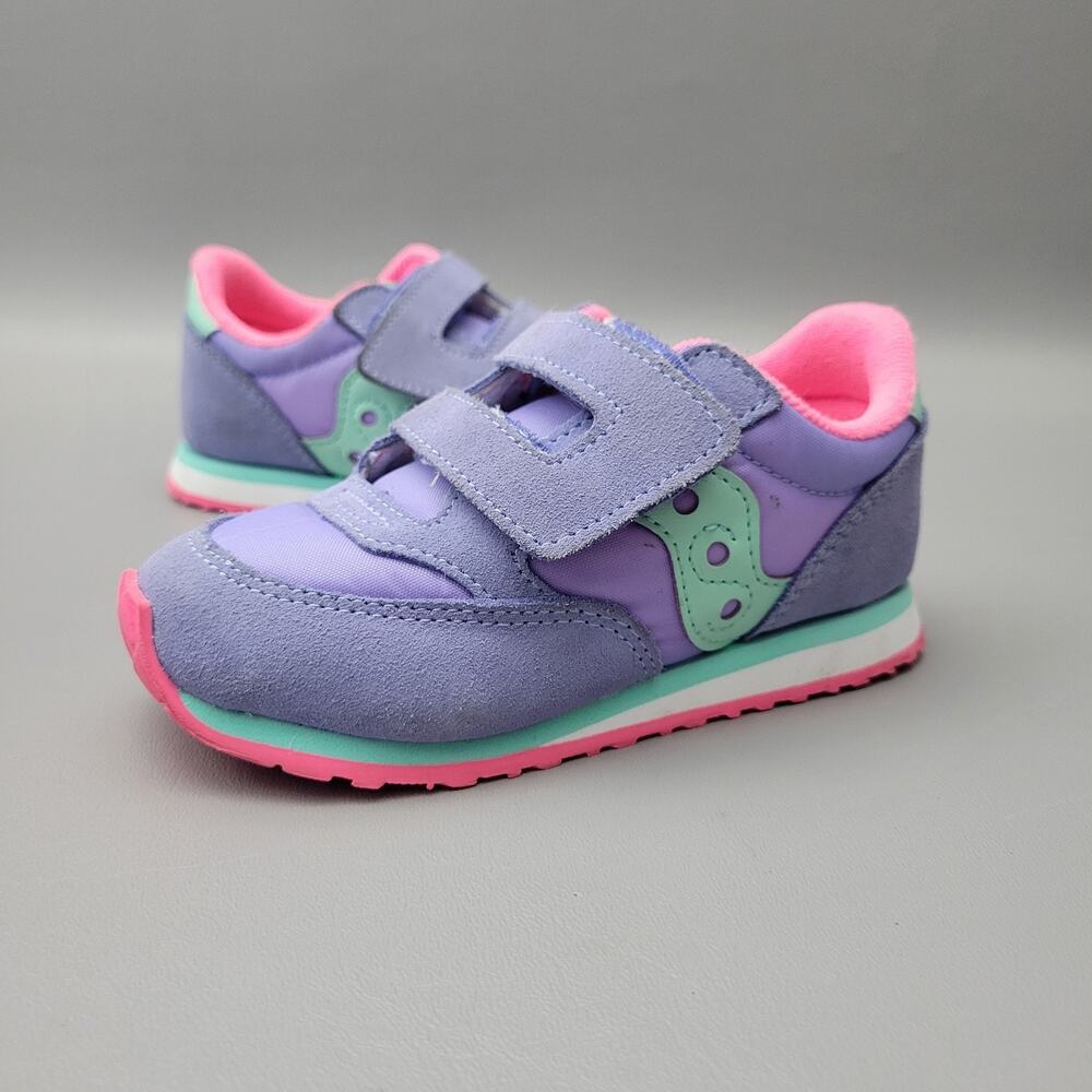 Saucony Kids Originals Jazz Hook & Loop Sneaker Toddler Little Kid Size 9.5